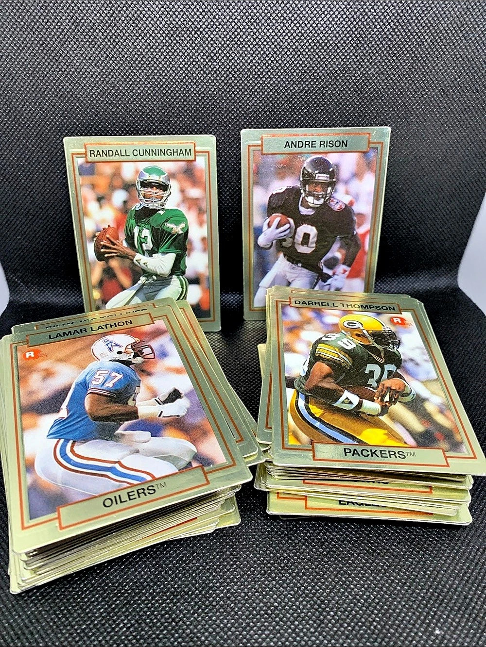 NFL Pro Set 1990 Football Cards Packers Bears Rams Raiders 49ers Eagles Perfect